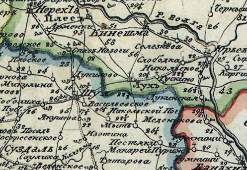 Карта 1809 г.
