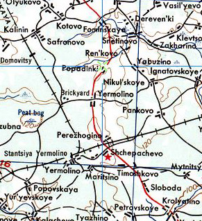 Карта 1950 г.