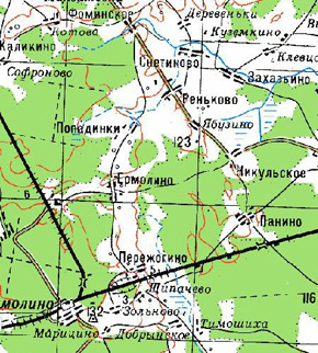 Карта 1985 г.